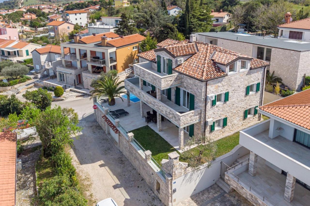 Villa Milena With Pool And Sea View Crveni Vrh Zewnętrze zdjęcie