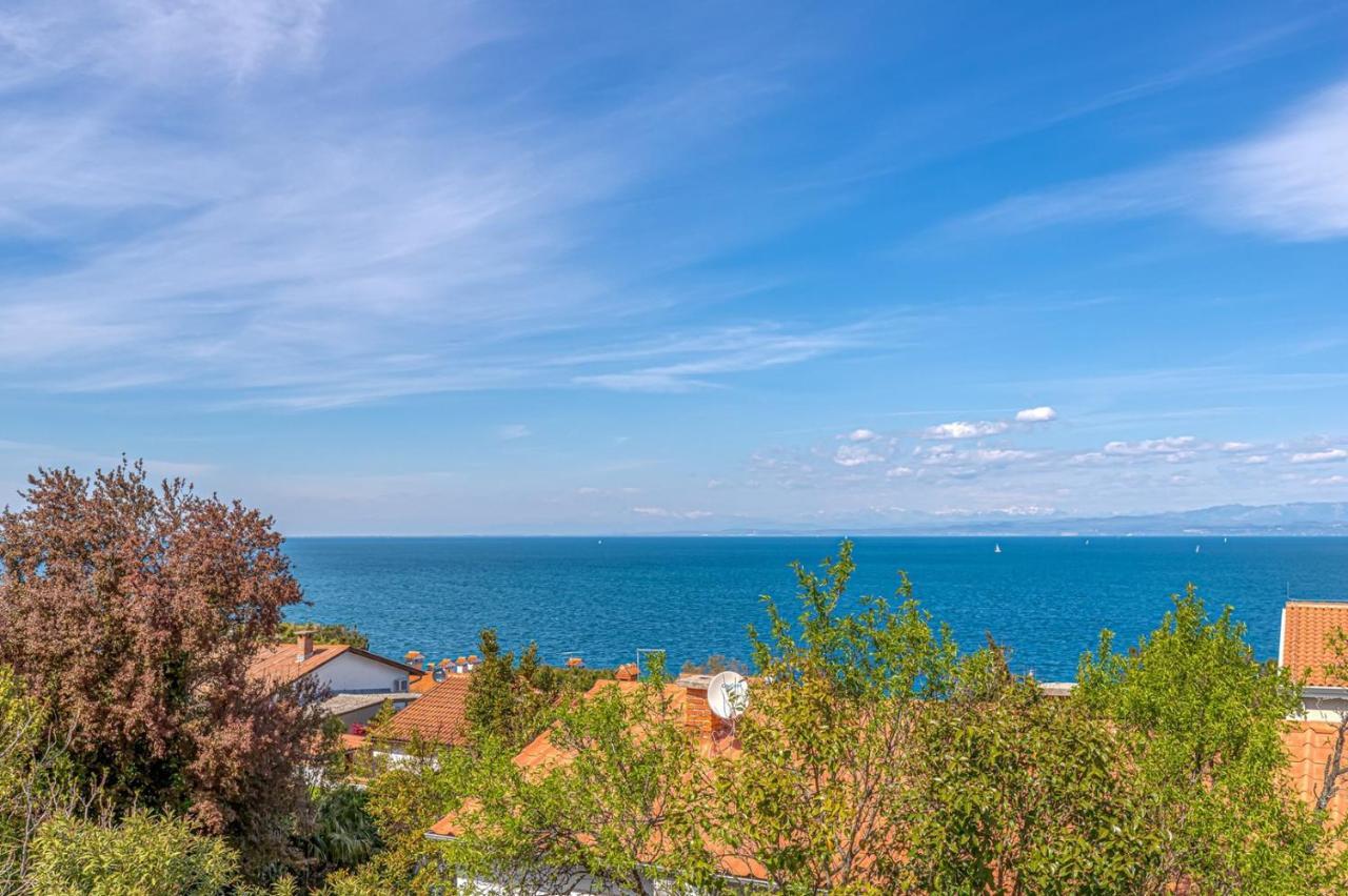 Villa Milena With Pool And Sea View Crveni Vrh Zewnętrze zdjęcie