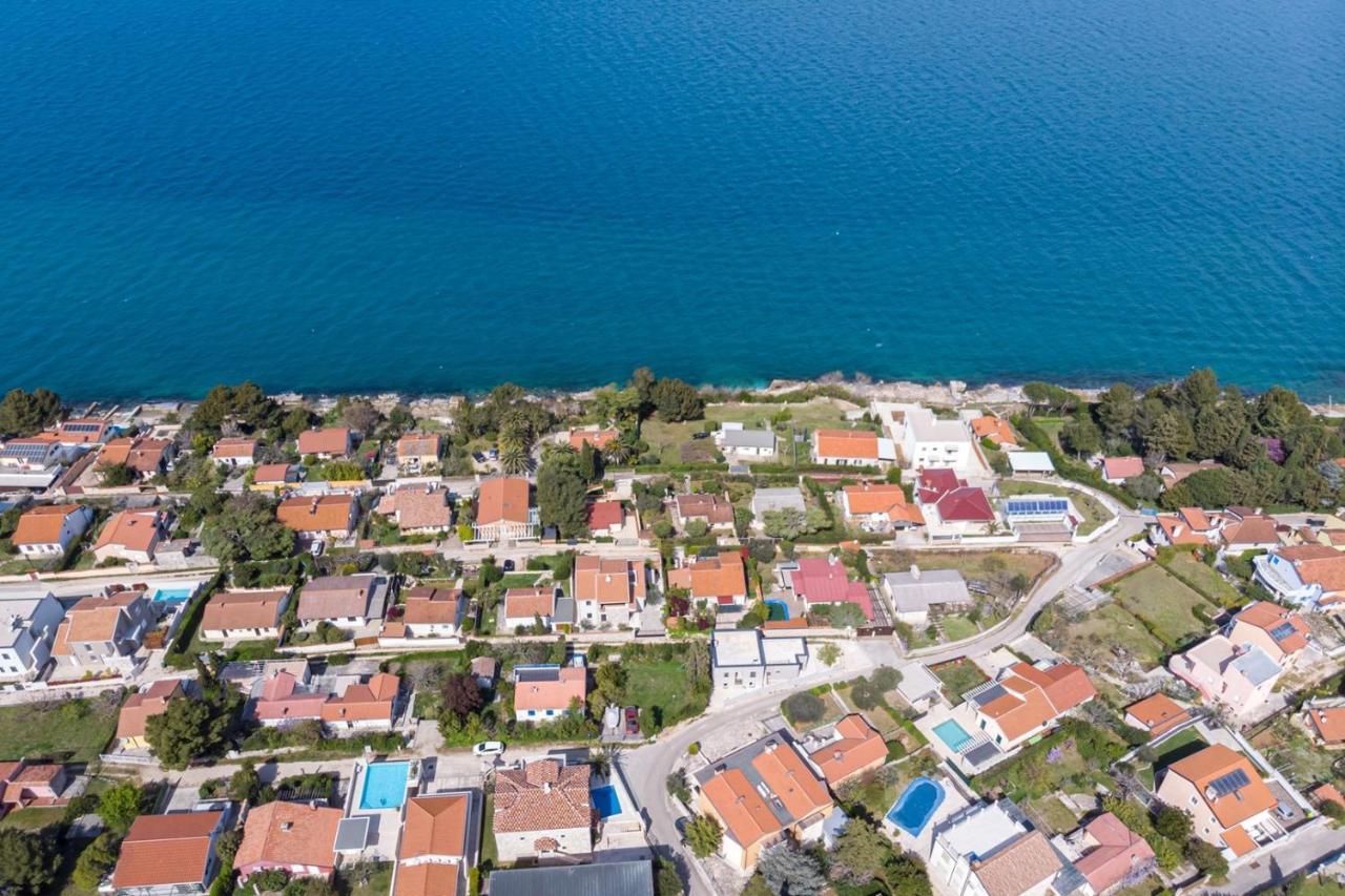 Villa Milena With Pool And Sea View Crveni Vrh Zewnętrze zdjęcie