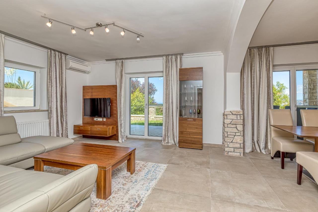 Villa Milena With Pool And Sea View Crveni Vrh Zewnętrze zdjęcie